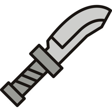 silah bıçak ikonu. vektör illüstrasyonu