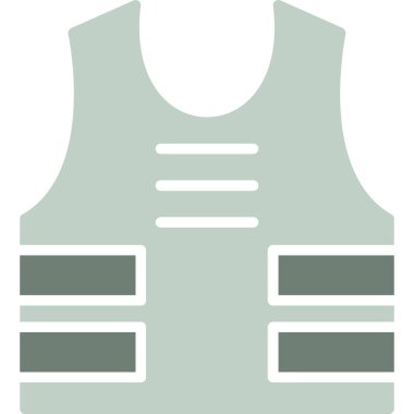 Ceket. Web simgesi basit illüstrasyon