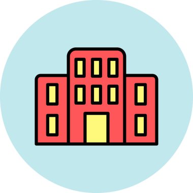 Hastane Simgesi Vektör İllüstrasyonu