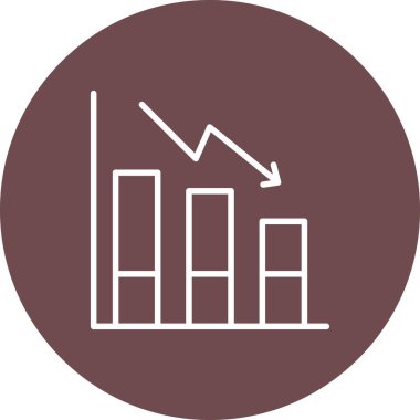 İş ve finans simgesinin vektör illüstrasyonu