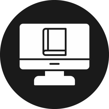 bilgisayar ekranı simgesi, basit tasarım