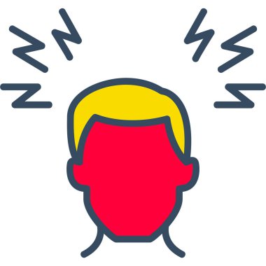 Simge, kullanıcı simgesi için vektör çizimi