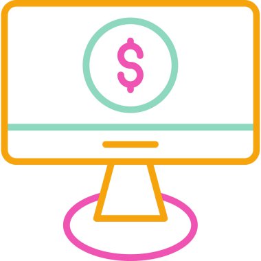 Para konsepti. Basit resimleme