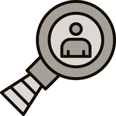 Ara. Web simgesi basit illüstrasyon