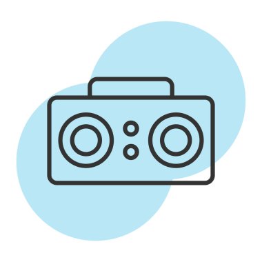 Kamera. Web simgesi basit illüstrasyon