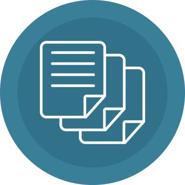 Belge. Web simgesi basit tasarım