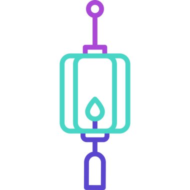 Gaz b simgesinin vektör çizimi