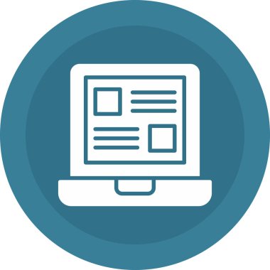 seo modern simgesinin vektör illüstrasyonu