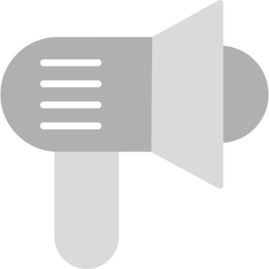 Megafon ikonu vektör illüstrasyonu