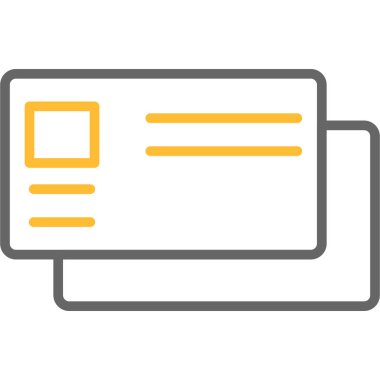 Web simgesi, basit harf illüstrasyonu