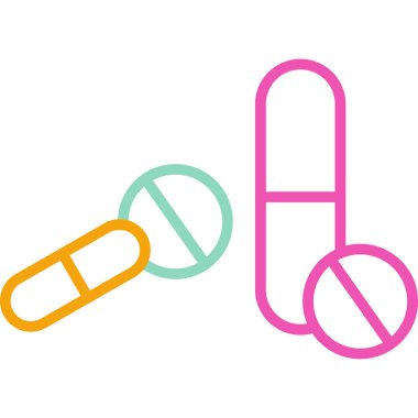 İlaç simgesinin vektör illüstrasyonu