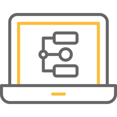 bilgisayar simgesi vektör illüstrasyonu