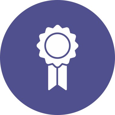 Rozet. Web simgesi basit tasarım