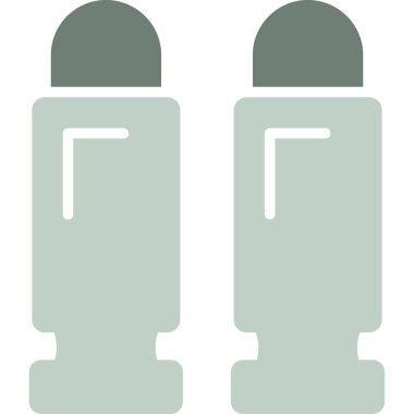 Bir benzin istasyonunun vektör illüstrasyonu