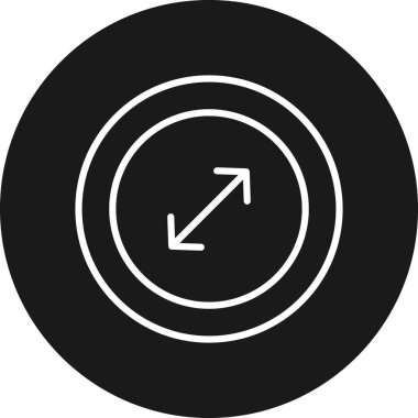 ok simgesi vektör illüstrasyonu