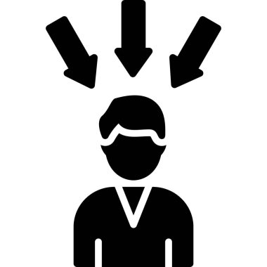 iş adamı simgesi, vektör illüstrasyonu