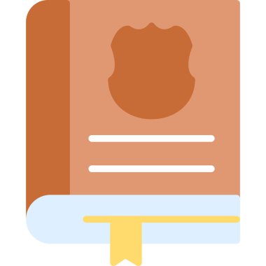 Kitap simgesinin vektör illüstrasyonu