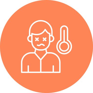 - Kötü. Web simgesi basit illüstrasyon