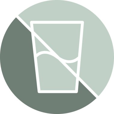 Bir fincan simgesinin vektör illüstrasyonu