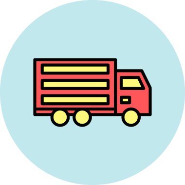 kamyon simgesi çizimi