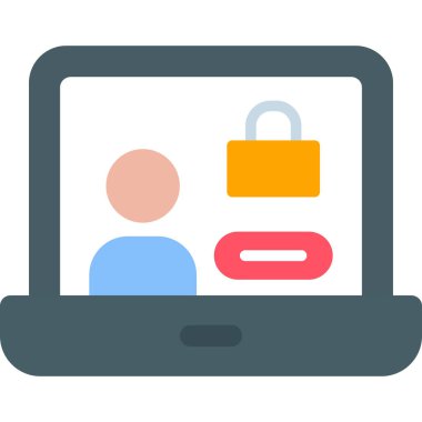 çevrimiçi mağaza alışveriş simgesi düz stil