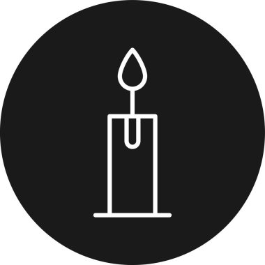 Mum simgesi vektör illüstrasyonu