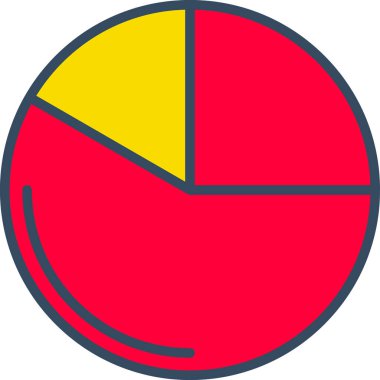 Pasta çizelgesi. Web simgesi