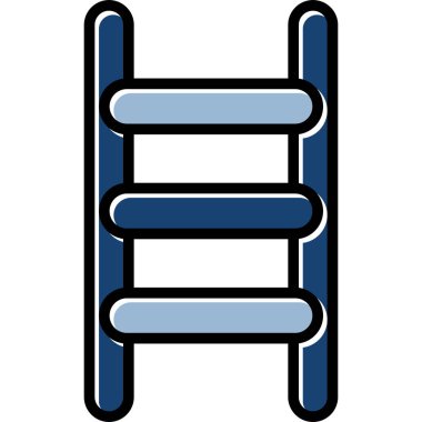 merdiven merdiveni renk vektör çizimi