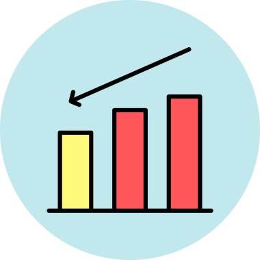 ticari grafik vektör simgesi