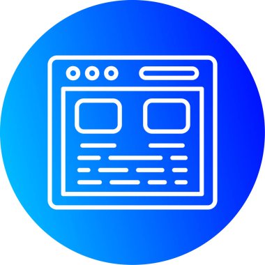 seo modern simgesinin vektör illüstrasyonu