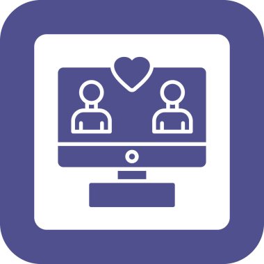 Beyaz arkaplanda web vektör simgesi