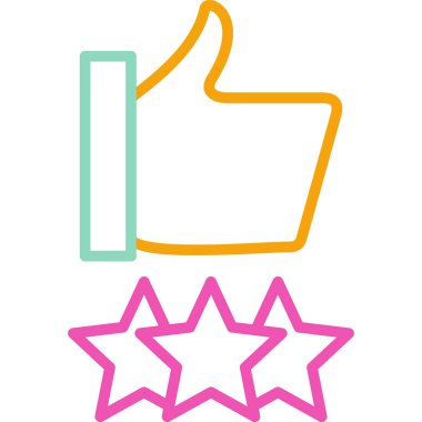 Gibi. Web simgesi basit illüstrasyon