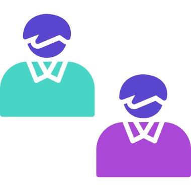 insanlar simge vektör illüstrasyonu