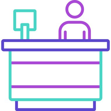 Alışveriş. Web simgesi basit illüstrasyon