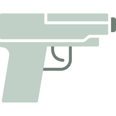 Silah. Web simgesi basit illüstrasyon