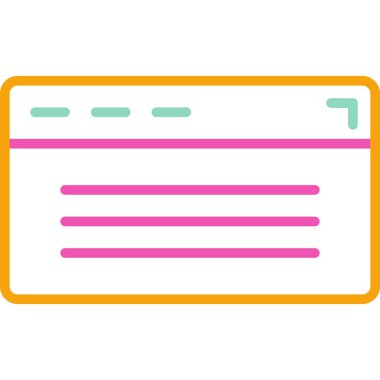 Modern eğitim ikonunun vektör illüstrasyonu