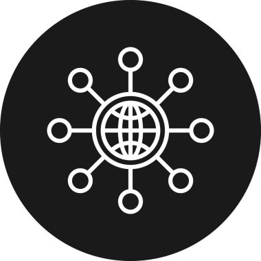 genel ağ simgesi çizimi