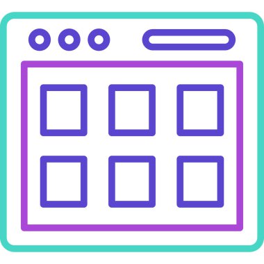 Takvim simgesi vektör illüstrasyonu