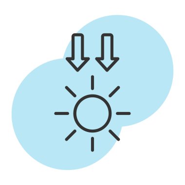 güneş ve bulut simgesi