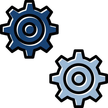 Vites ayarlama vektör simgesi