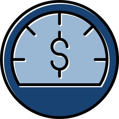 Saat. Web simgesi basit illüstrasyon