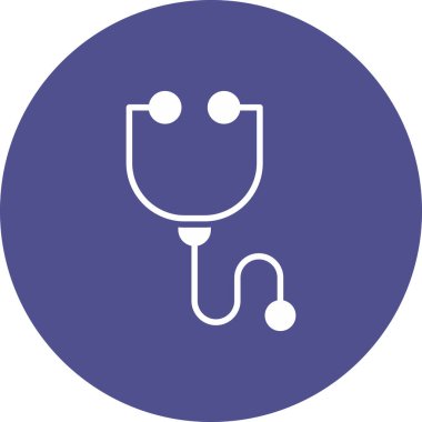 Doktor. Web simgesi basit illüstrasyon