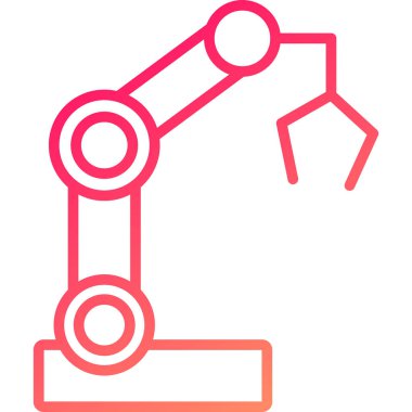 robot. Web simgesi basit illüstrasyon