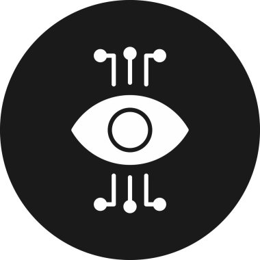 Göz. Web simgesi basit tasarım