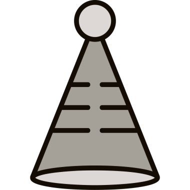 Bir karikatür Noel ağacının vektör çizimi