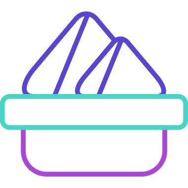 Şapka. Web simgesi basit illüstrasyon