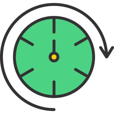 pusula vektörü düz renk simgesi