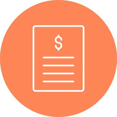 Dolar simgesi vektör illüstrasyonu