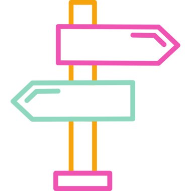 yol işareti vektör çizimi