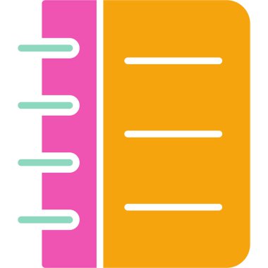 kitap simgesi, vektör illüstrasyonu